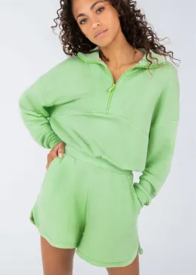 Club LC Half Zip Sweatshirt Paradise Green Final Sale