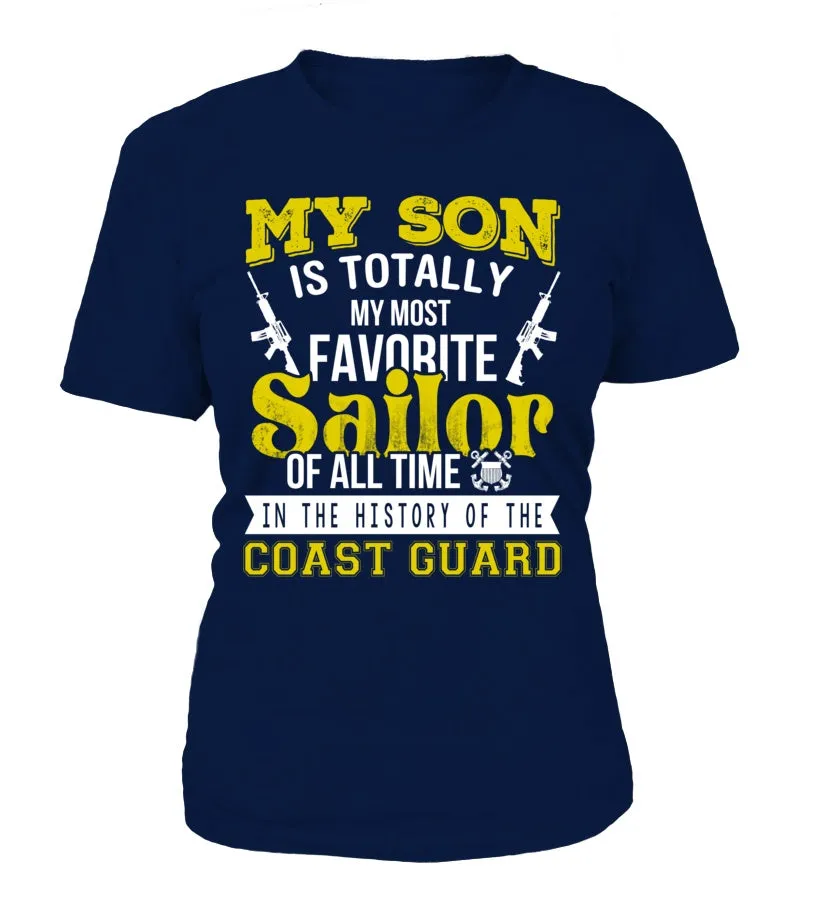 Coast Guard Mom  - My Favorite Sailor