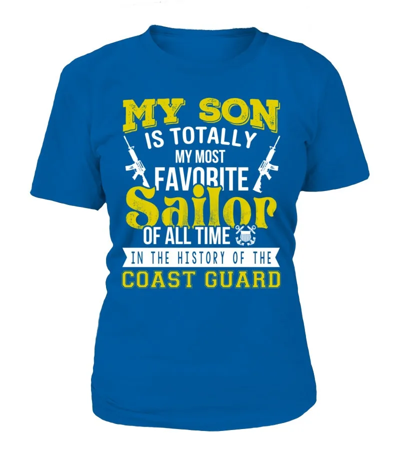 Coast Guard Mom  - My Favorite Sailor