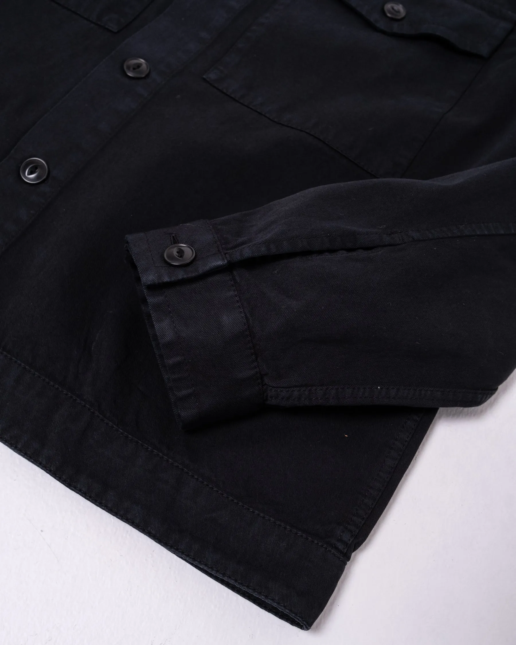 Colin Utility Overshirt Black