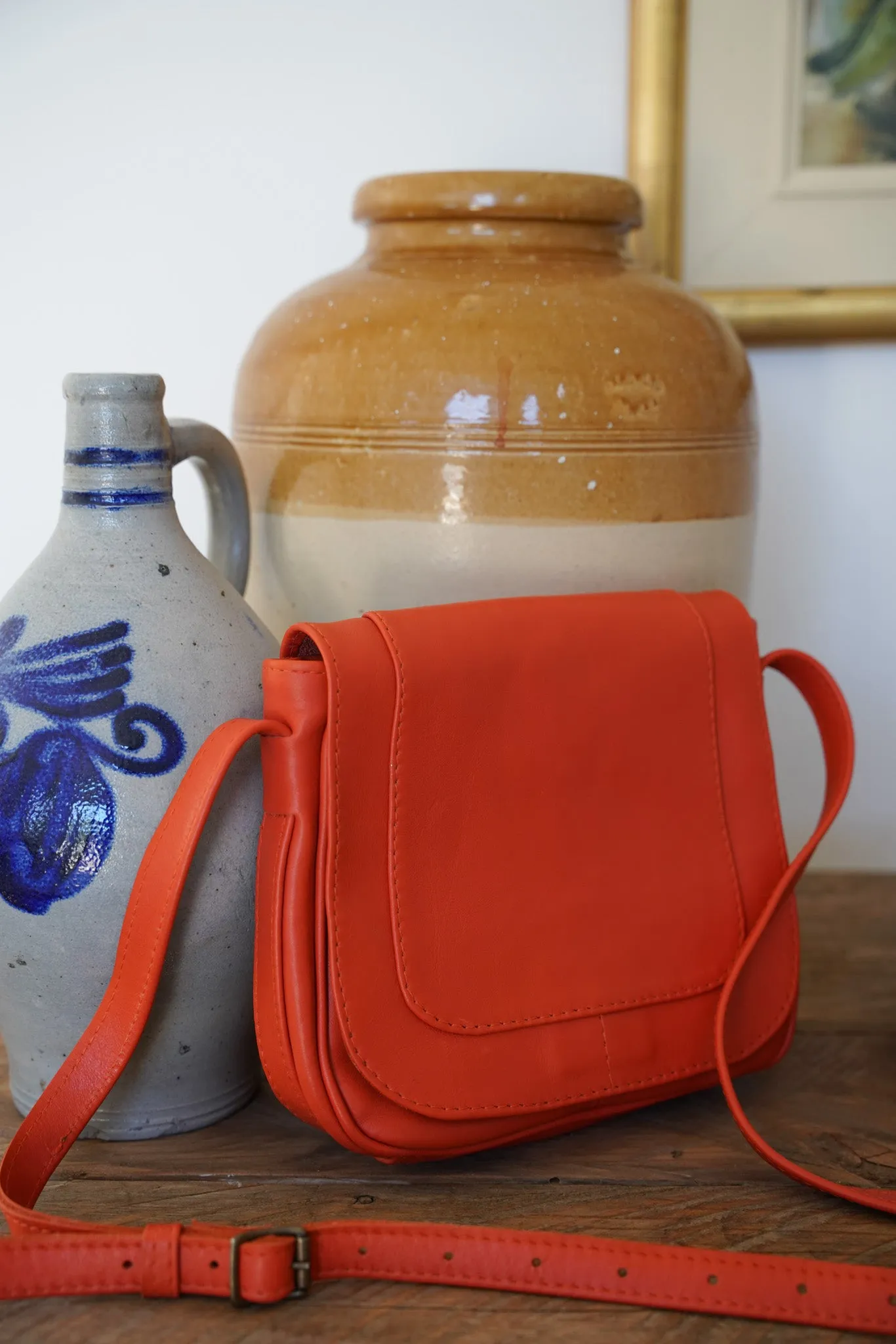 Coral Saddle Sling Bag