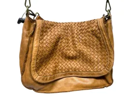 Crossbody Leather By Clothes Mentor, Size: Large