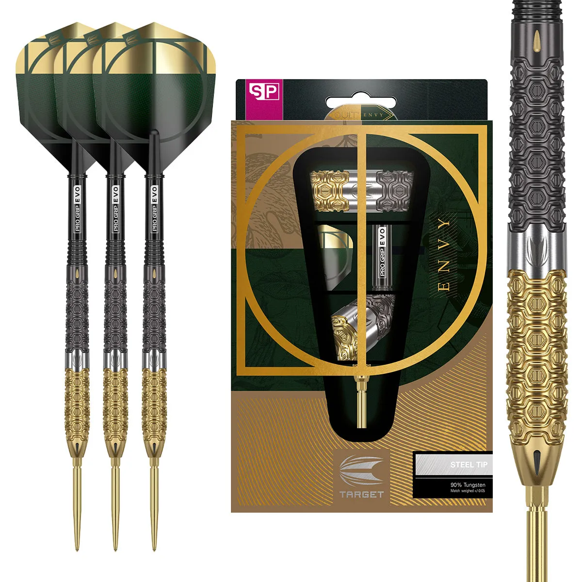 Cult Envy 02 90% Tungsten SP Steel Tip Darts by Target