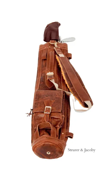 Custom Premium Leather Pencil Style Golf Bag