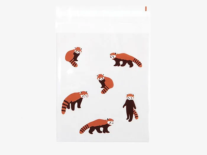 DailyLike Lesser Panda Medium Clear Gift Bag