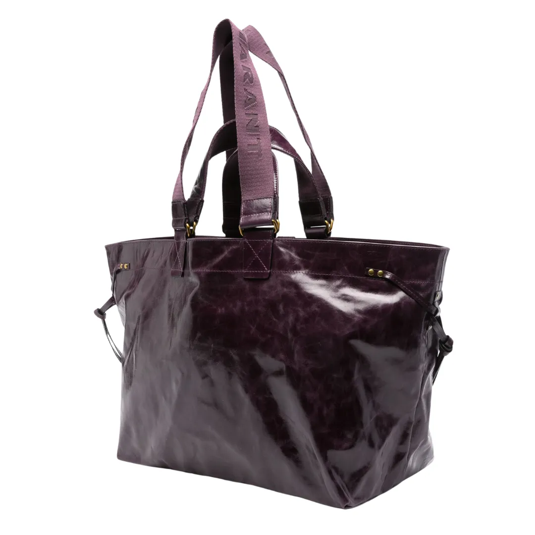 Dark Plum Wardy Tote