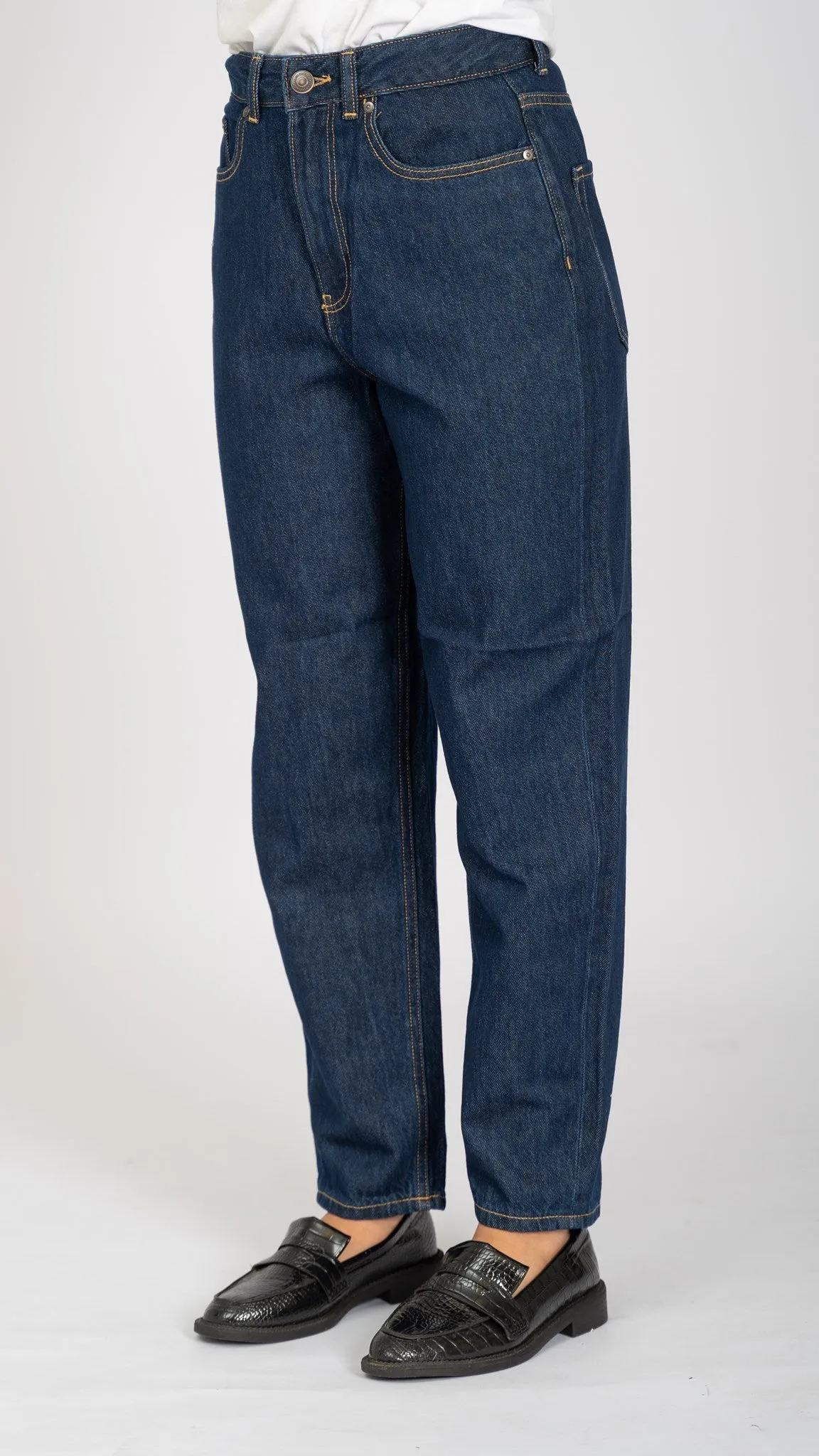 De Originale Performance Mom Jeans - Dark Blue Denim