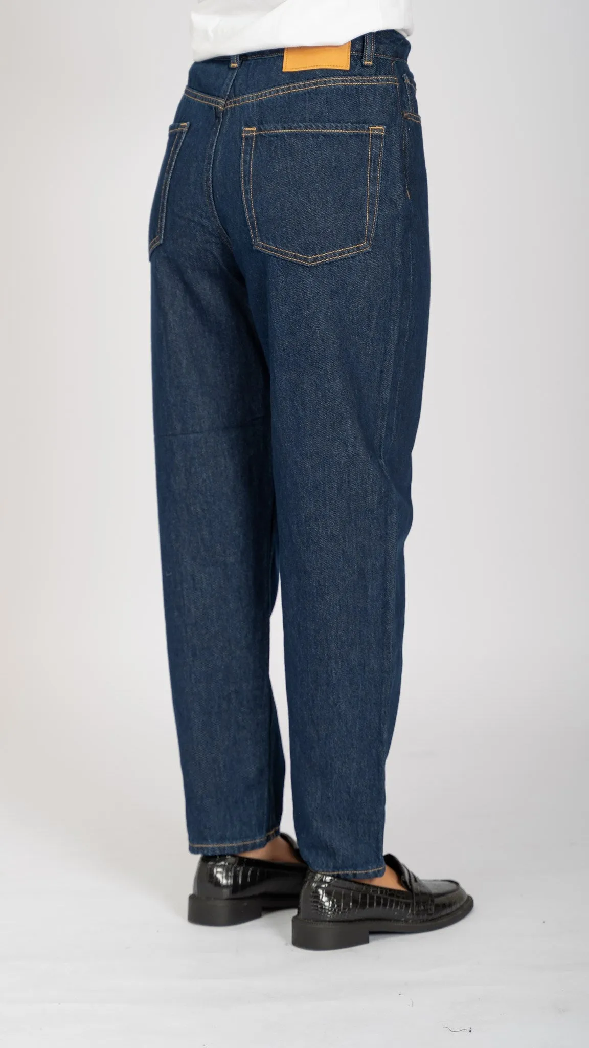 De Originale Performance Mom Jeans - Dark Blue Denim