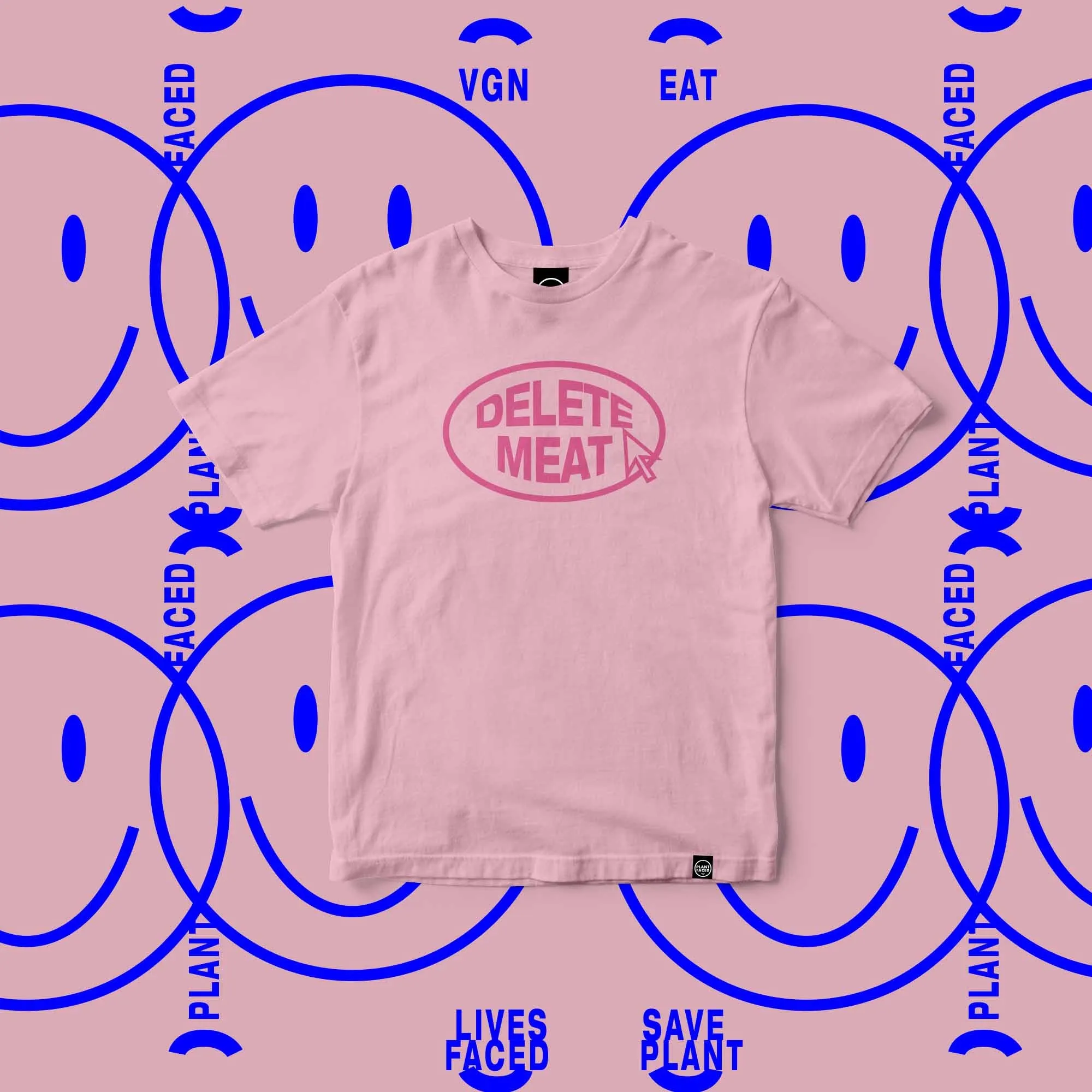 Delete Meat - Opal Grey T-Shirt