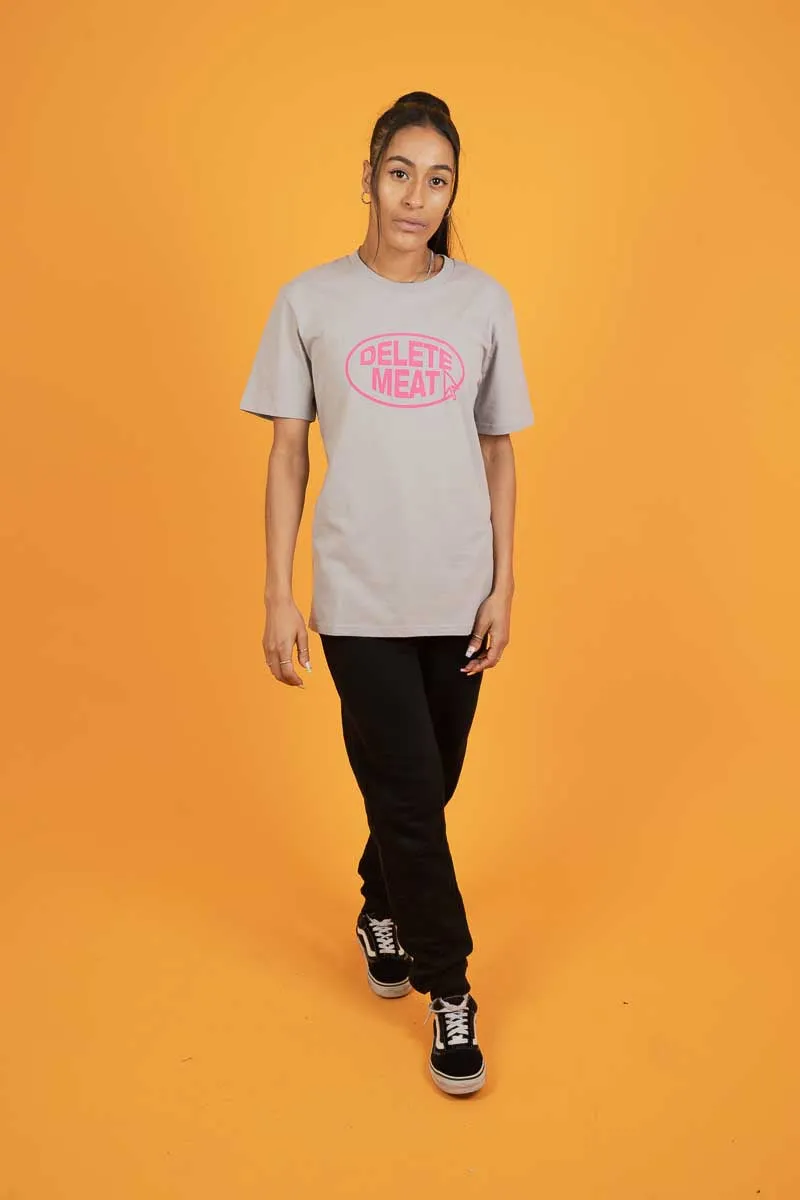 Delete Meat - Opal Grey T-Shirt