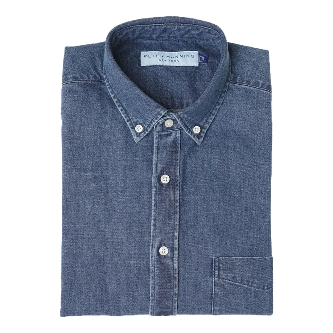 Denim Shirts Standard Fit - Medium Wash