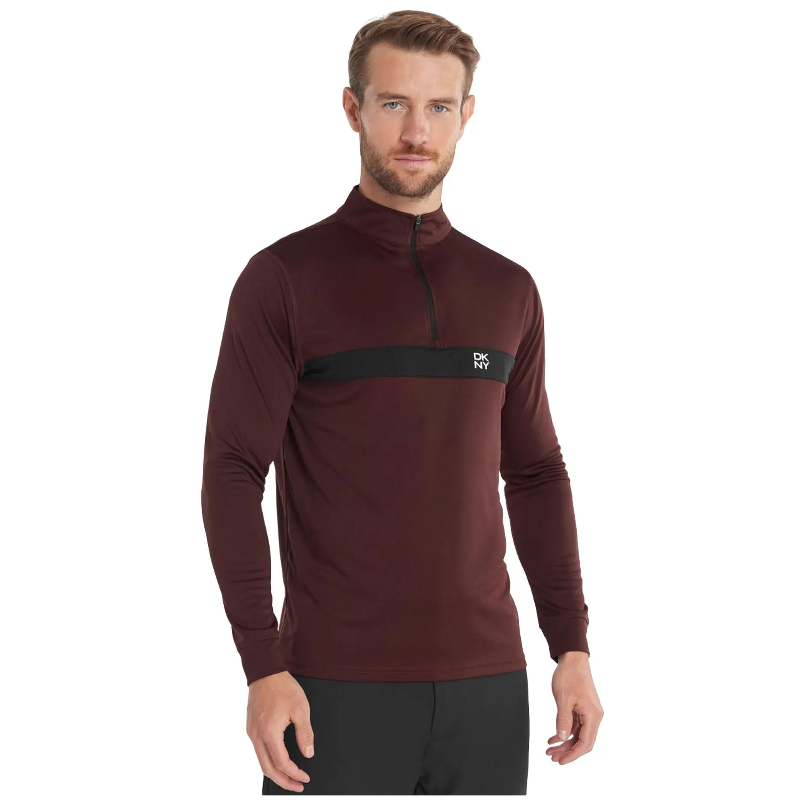 DKNY Mens Tournament Half Zip