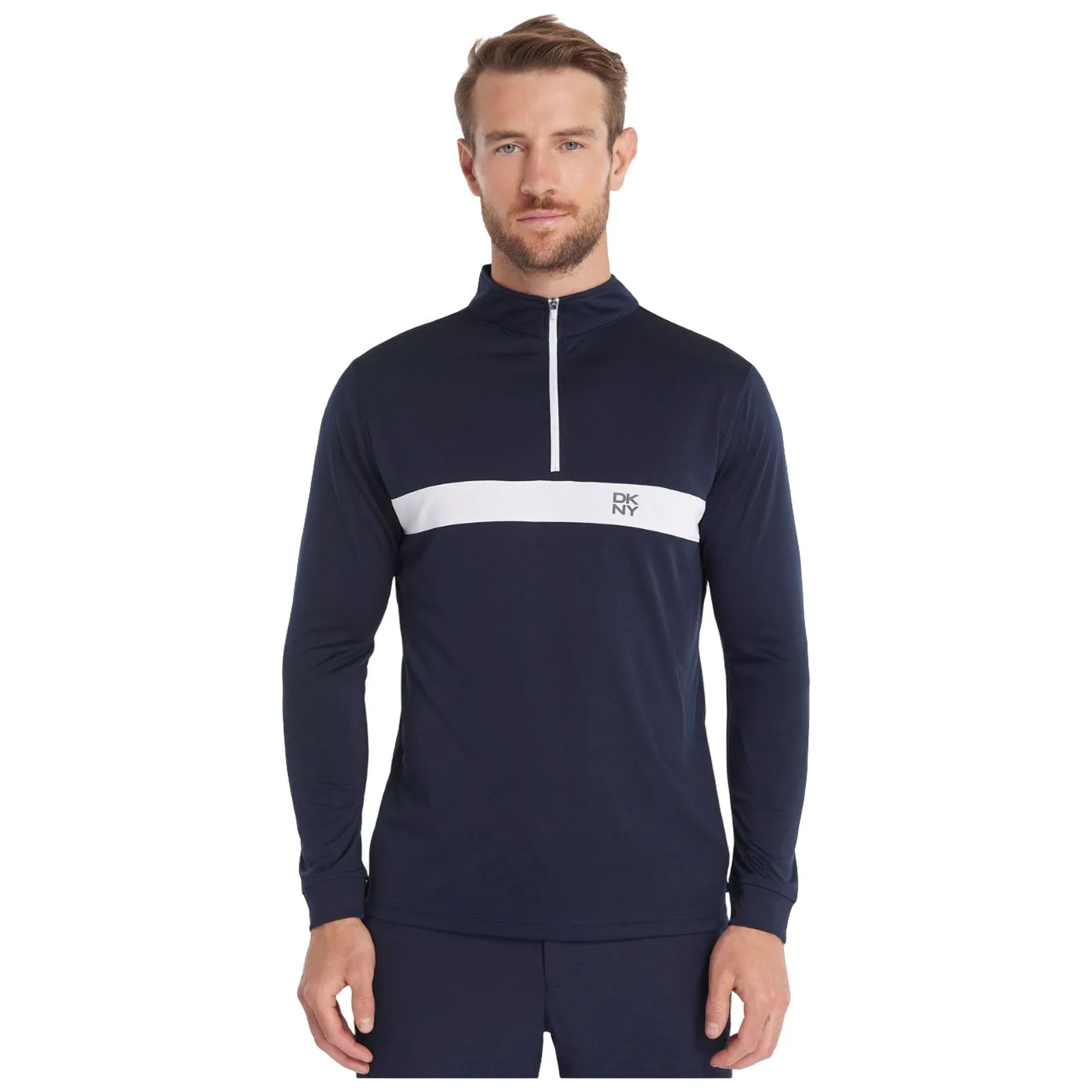 DKNY Mens Tournament Half Zip