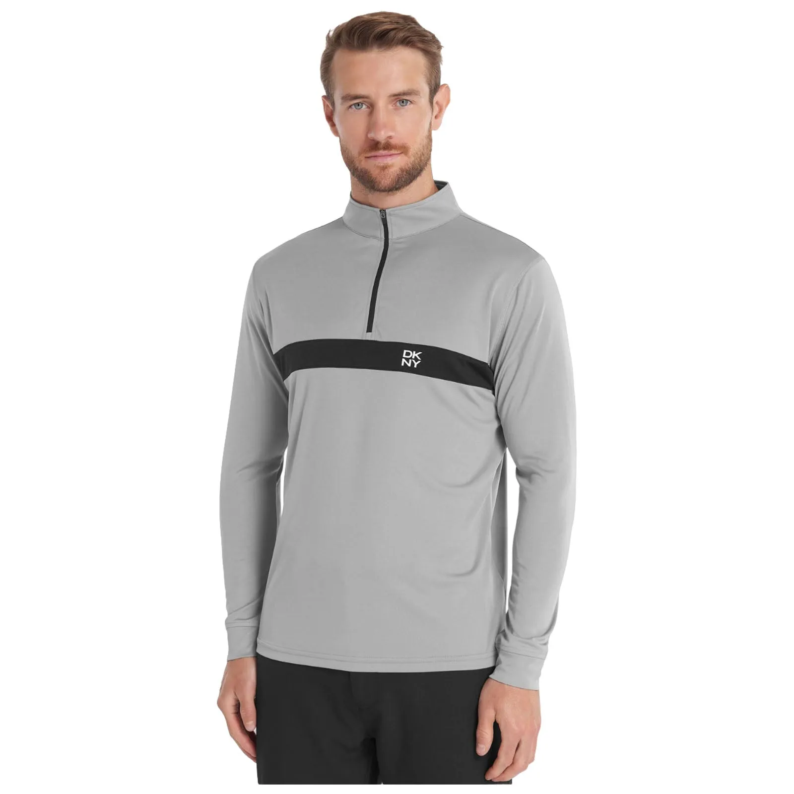 DKNY Mens Tournament Half Zip