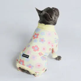 Dog Pajama - Flower Yellow