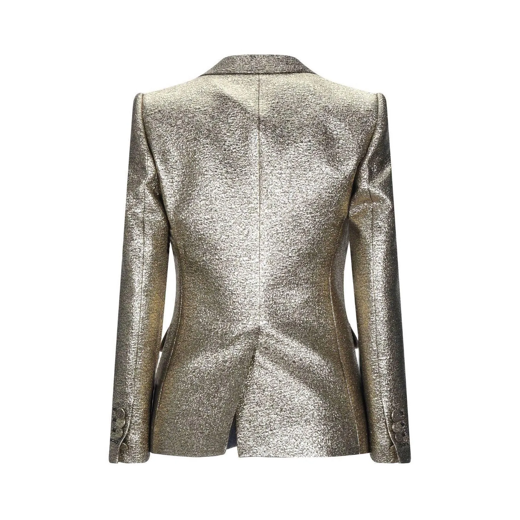 DSQUARED2 Gold Suit Jacket | Size US 6