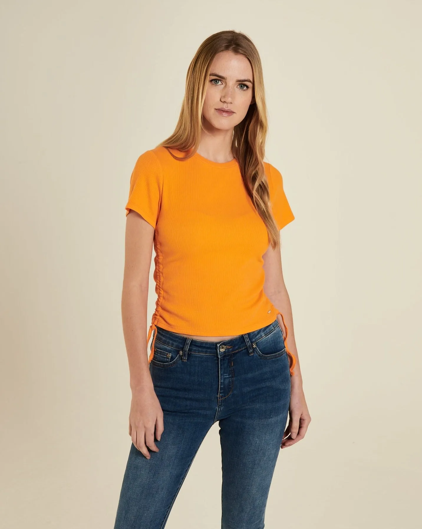 Ebba T-Shirt Orange Sorbet