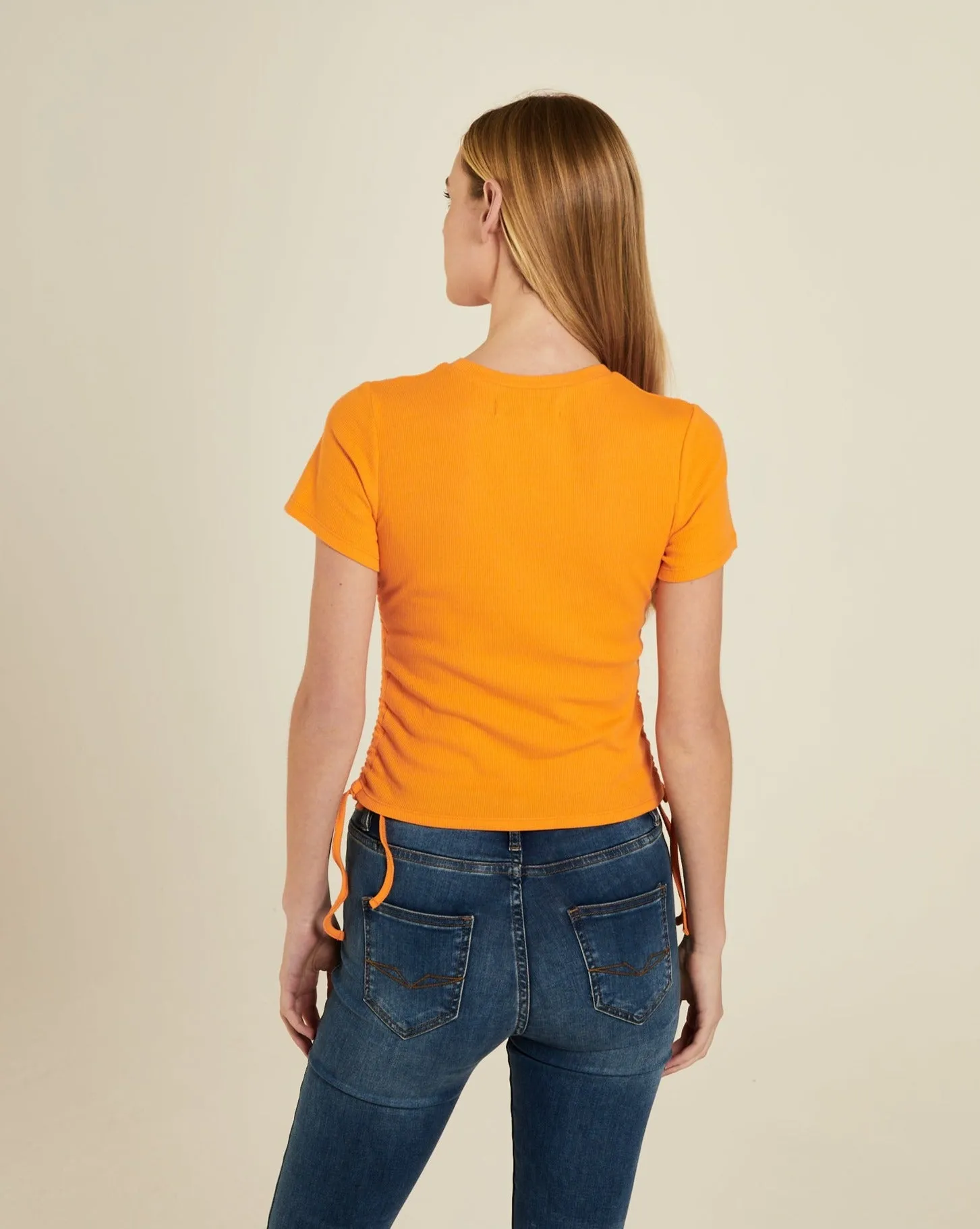 Ebba T-Shirt Orange Sorbet