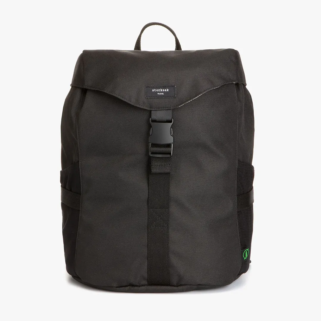 Eco Backpack Diaper Bag - Black