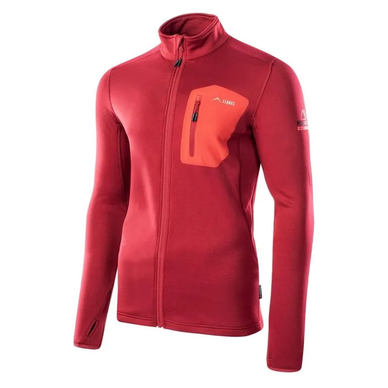 Elbrus Mens Emino Polartec Sweatshirt - Red