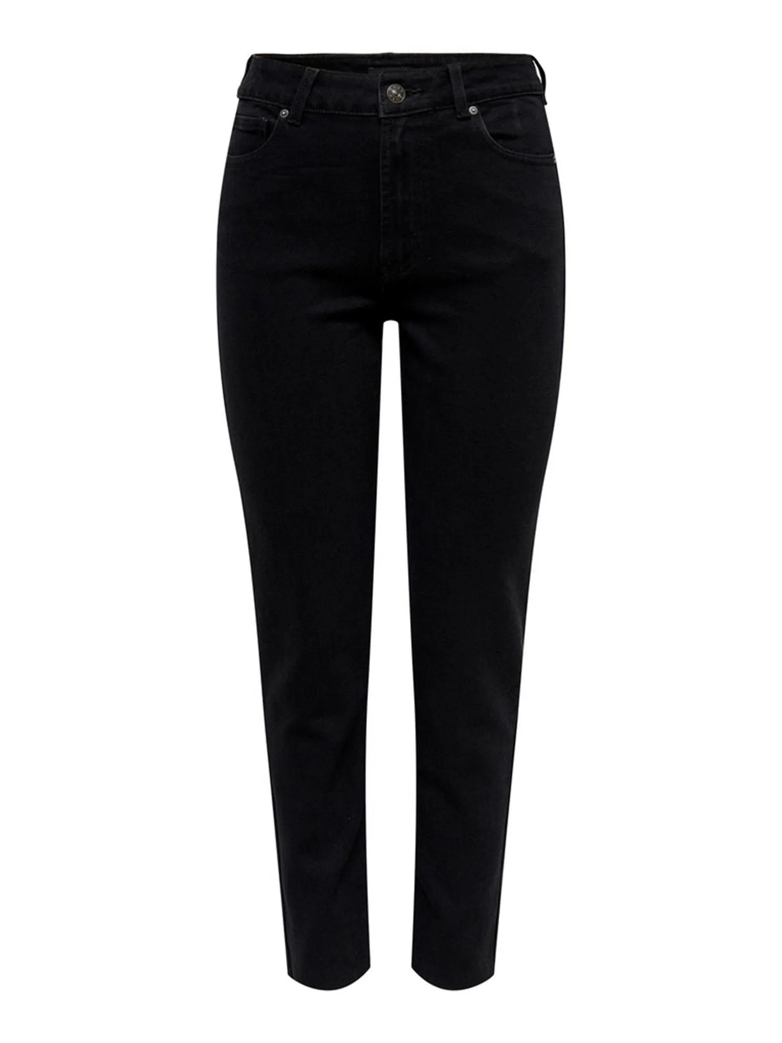 Emily High Waist Jeans - Black Denim