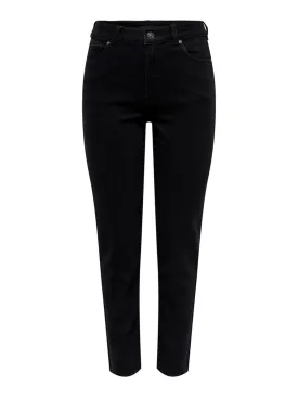 Emily High Waist Jeans - Black Denim