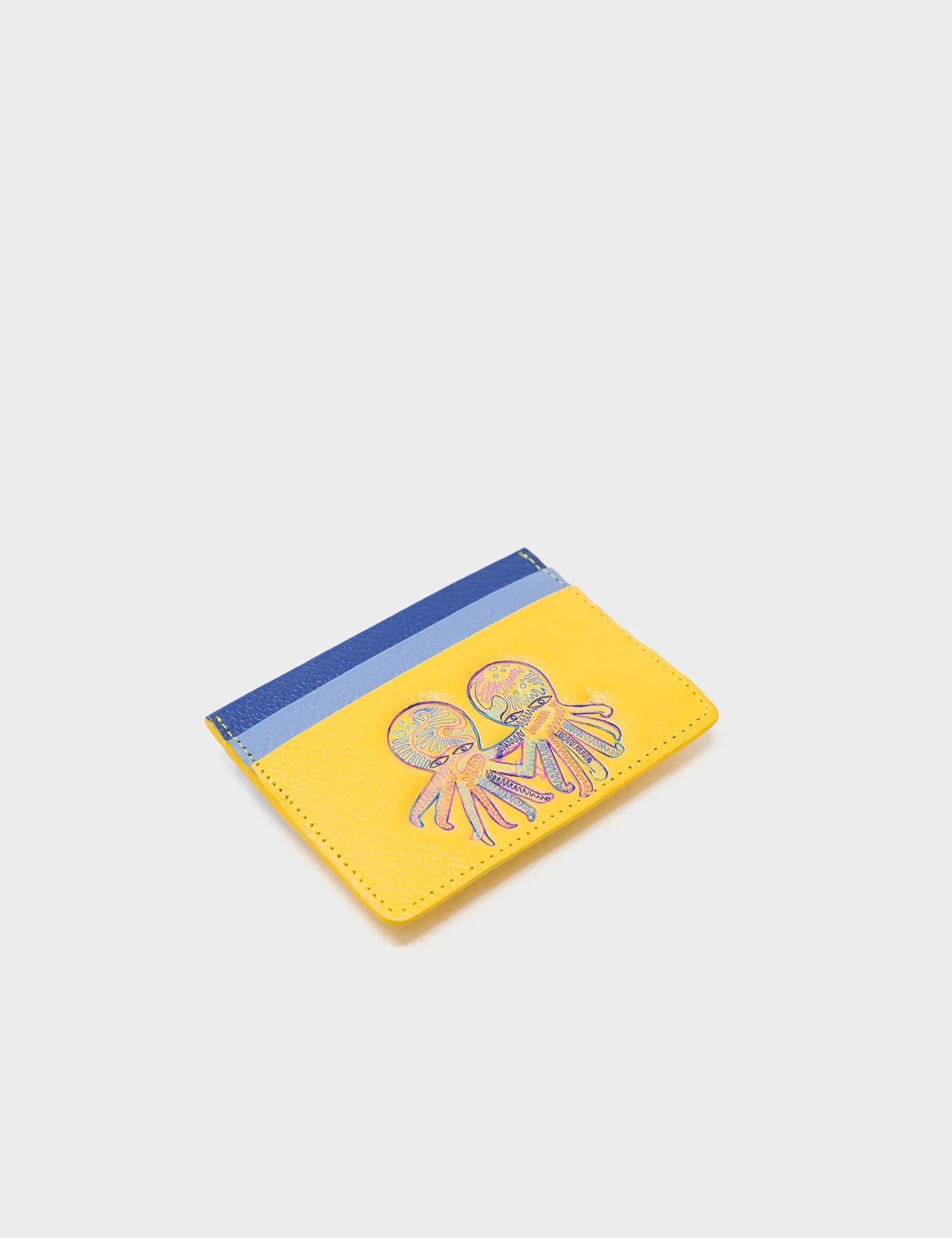 Filium Balloon Yellow Leather Cardholder - Studio O.C.T.O