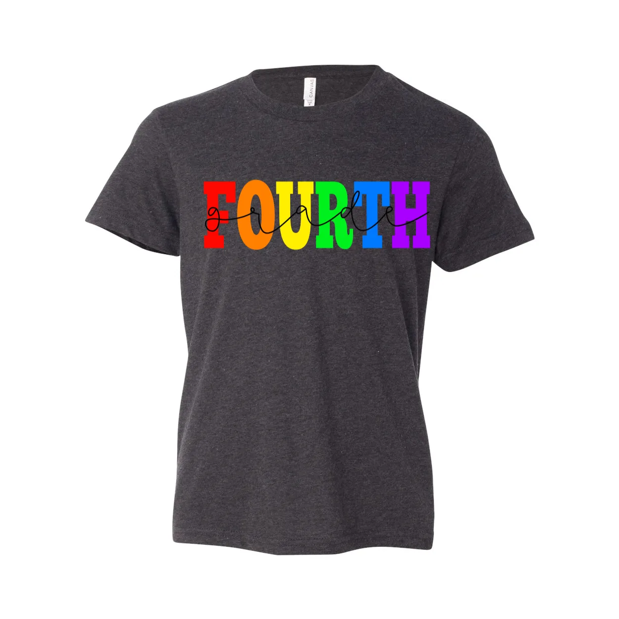 Fourth Grade YOUTH Rainbow Tee