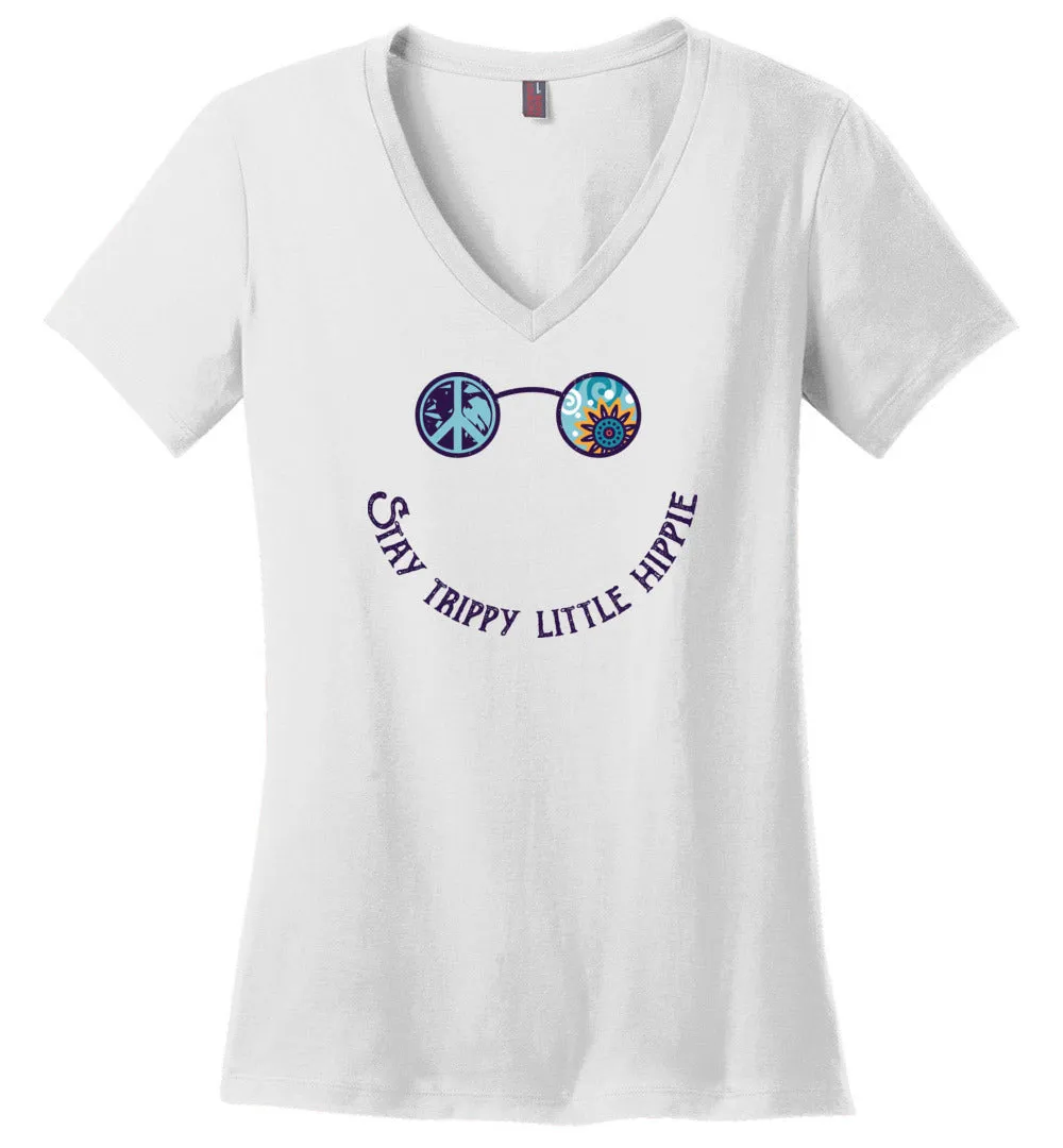 Funny Stay Trippy Little Hippie T-shirts