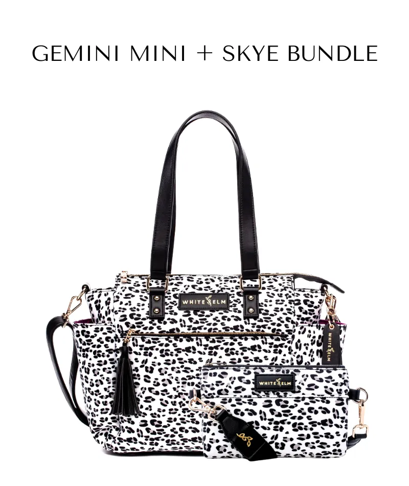 Gemini Mini Convertible Backpack - Leopard - [OUTLET FINAL SALE]