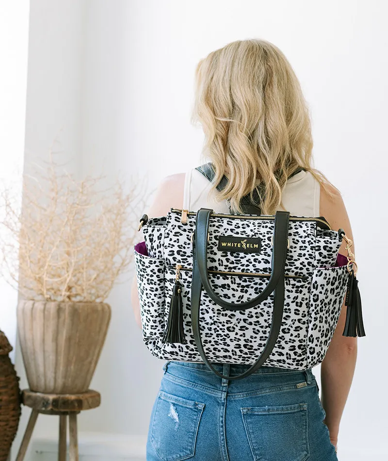 Gemini Mini Convertible Backpack - Leopard - [OUTLET FINAL SALE]