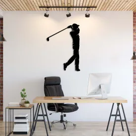 Golf Swing - Metal Wall Art