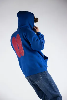 Hoodie Back Sole Blu