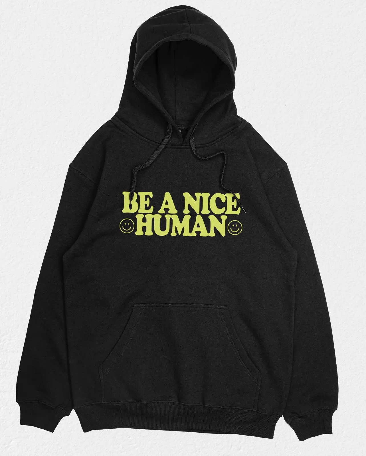 How to Be Nice Hoodie Black