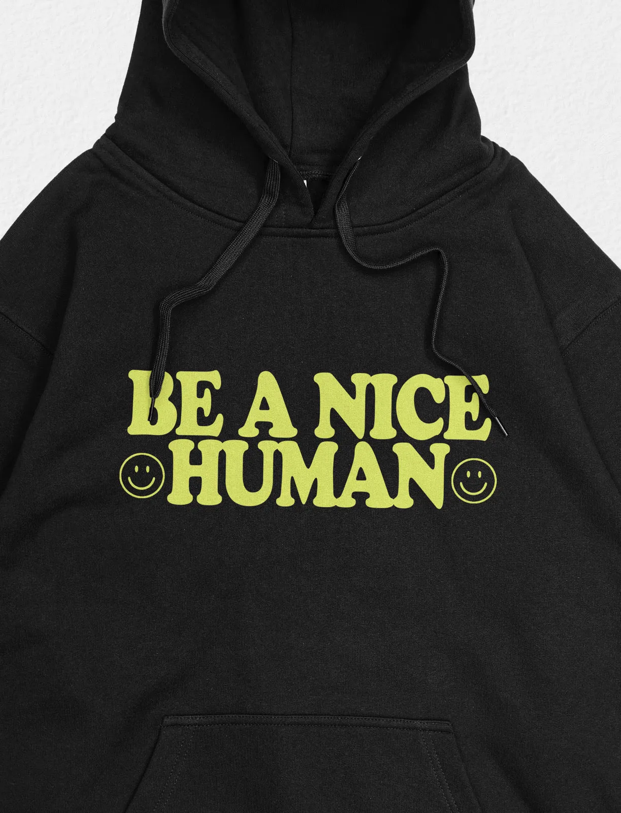 How to Be Nice Hoodie Black