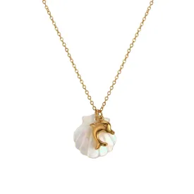 Just Lil Things Artificial Gold Neckace  jltn1082