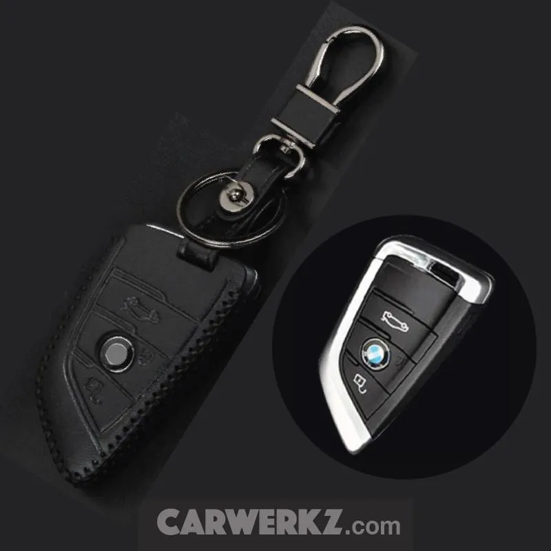 Key Holder for BMW 2 Buttons (Leather - 5S)