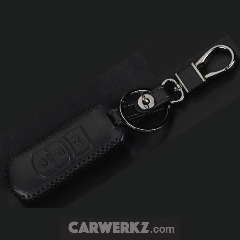 Key Holder for Kia (Leather - 3 Buttons)