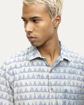 KiItani Indigo Short Sleeve Button Down