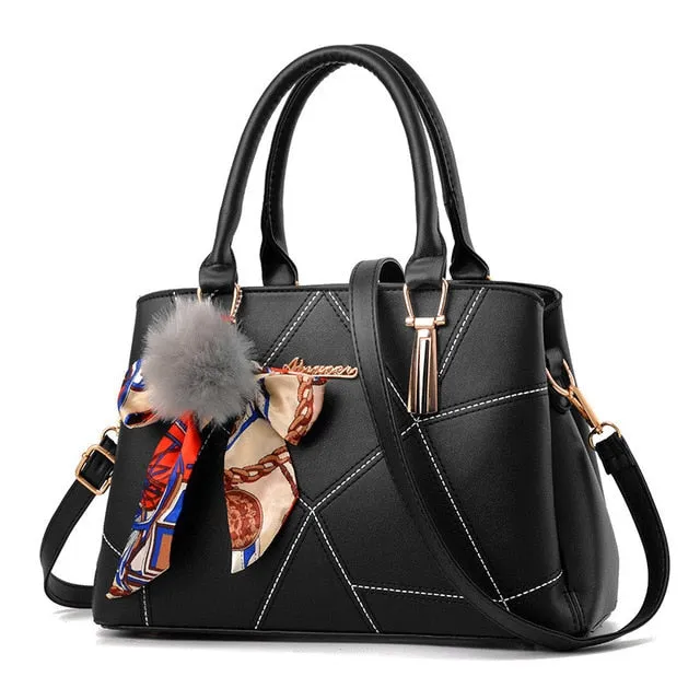 Leather handbag for women