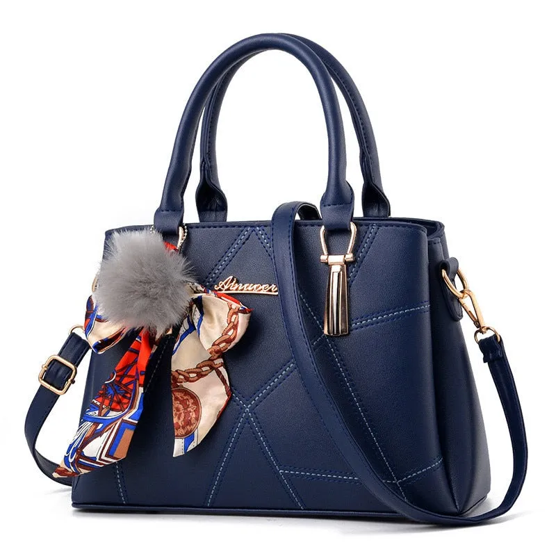 Leather handbag for women