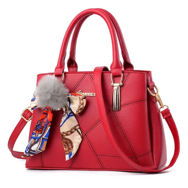 Leather handbag for women