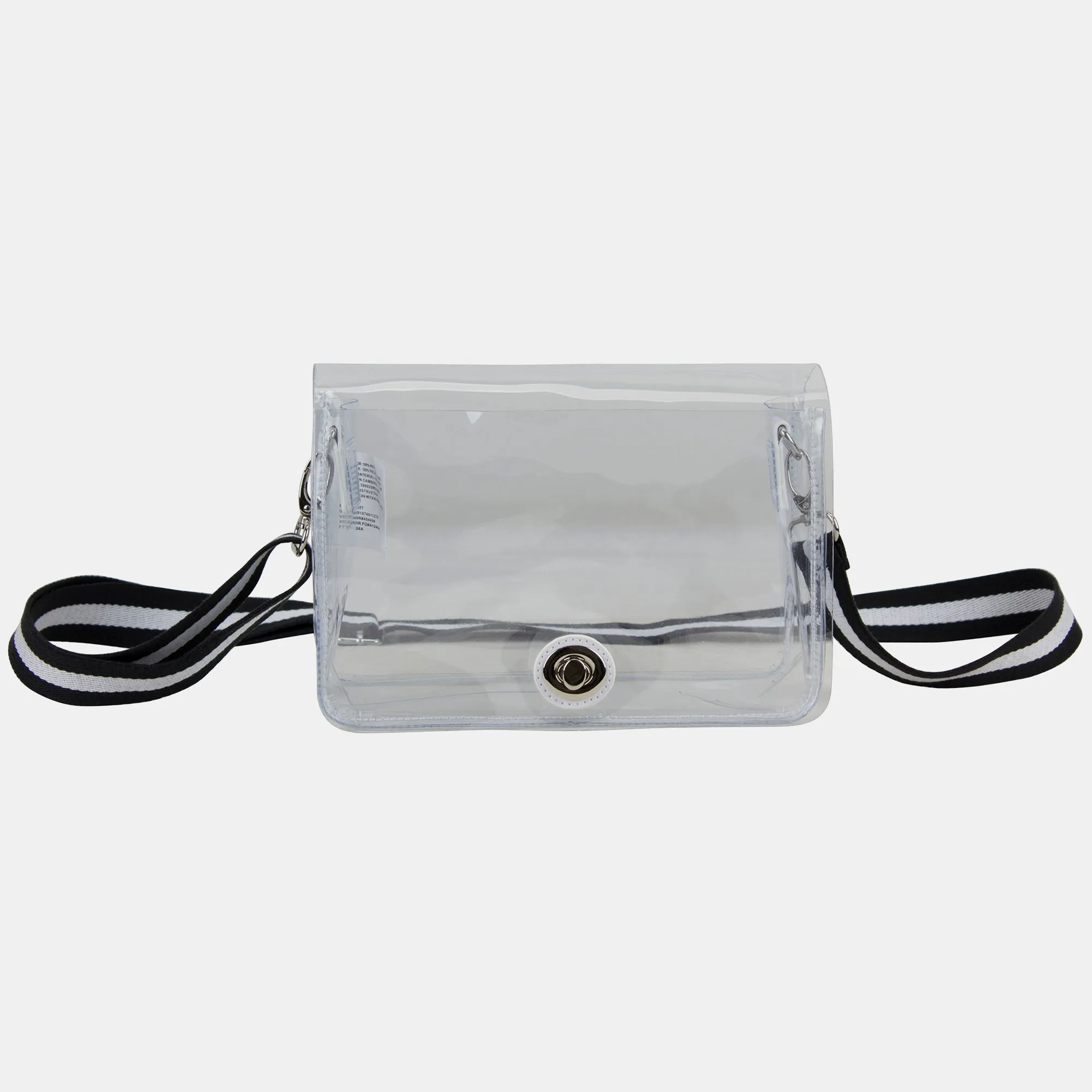 Limited Micah Clear Crossbody with Webbing Strap