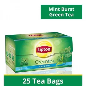 Lipton Mint Burst Green Tea Bags 25 pc