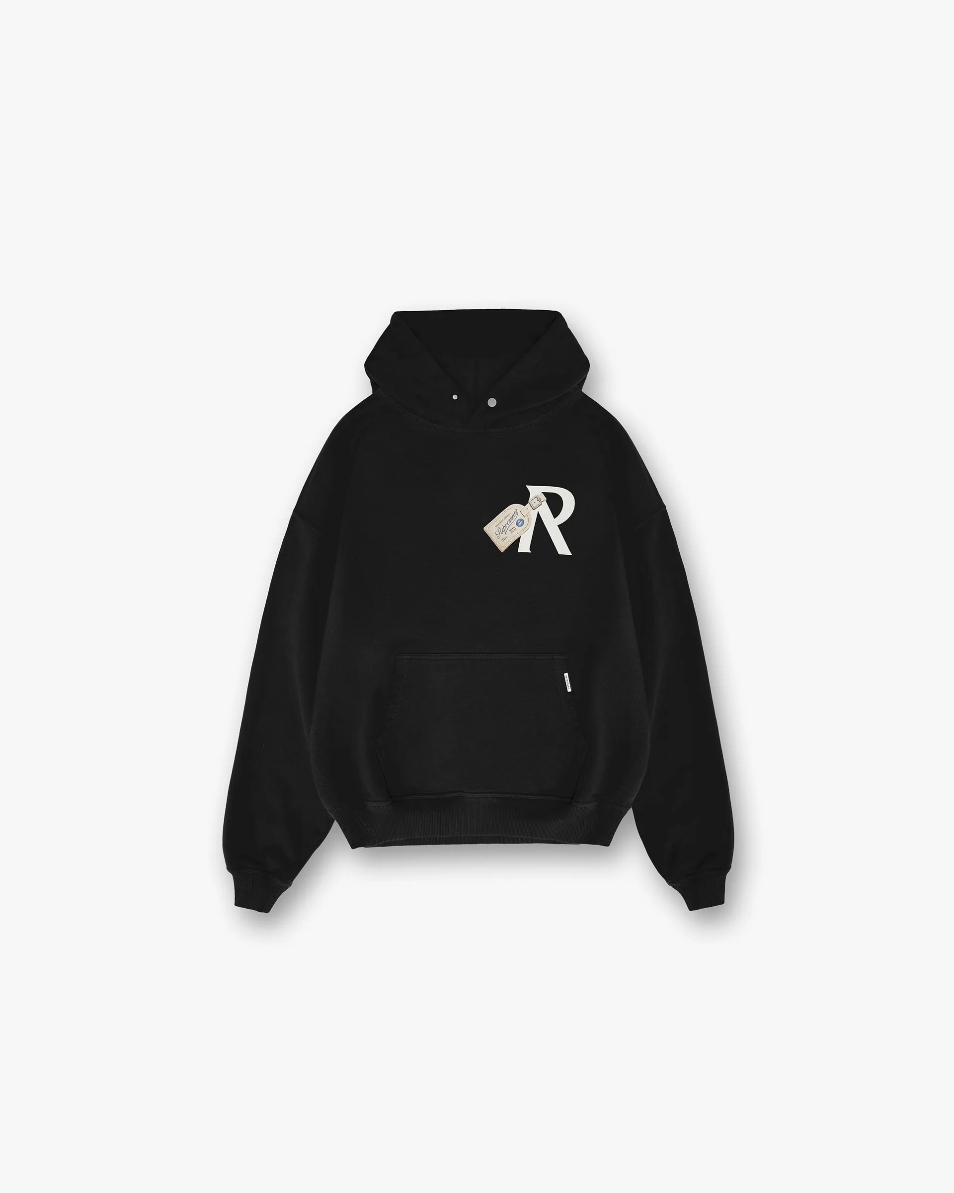 Luggage Tag Hoodie - Jet Black