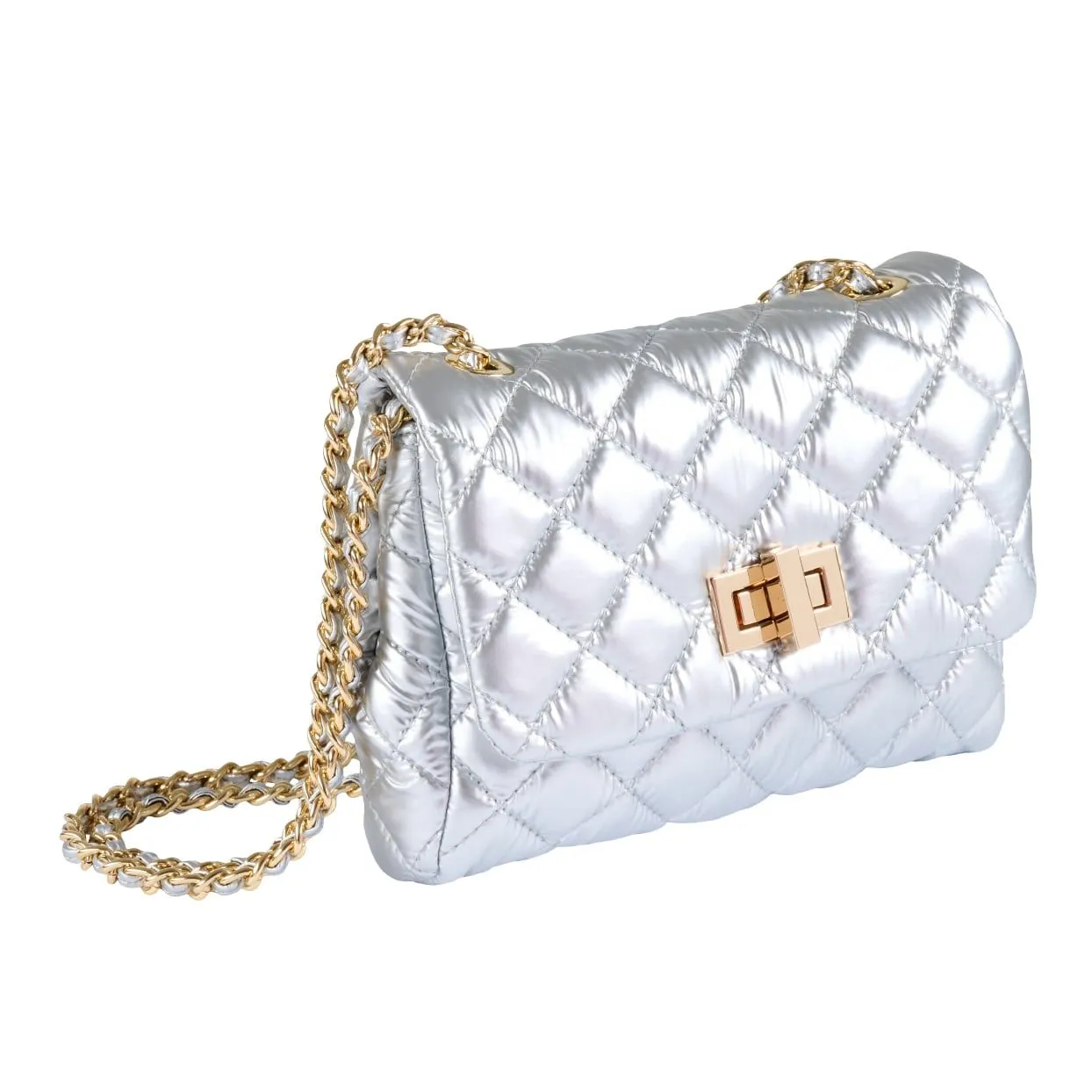 Medium Quilted Purse w/ Chain