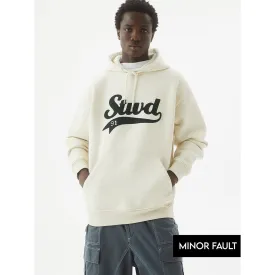 (Minor Fault) White STWD Embroidered Hoodie