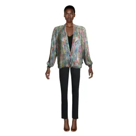 MISSONI Metallic Knit Cardigan Top | Size M-L