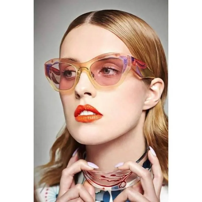 MIU MIU Lucite Painted Choker Necklace