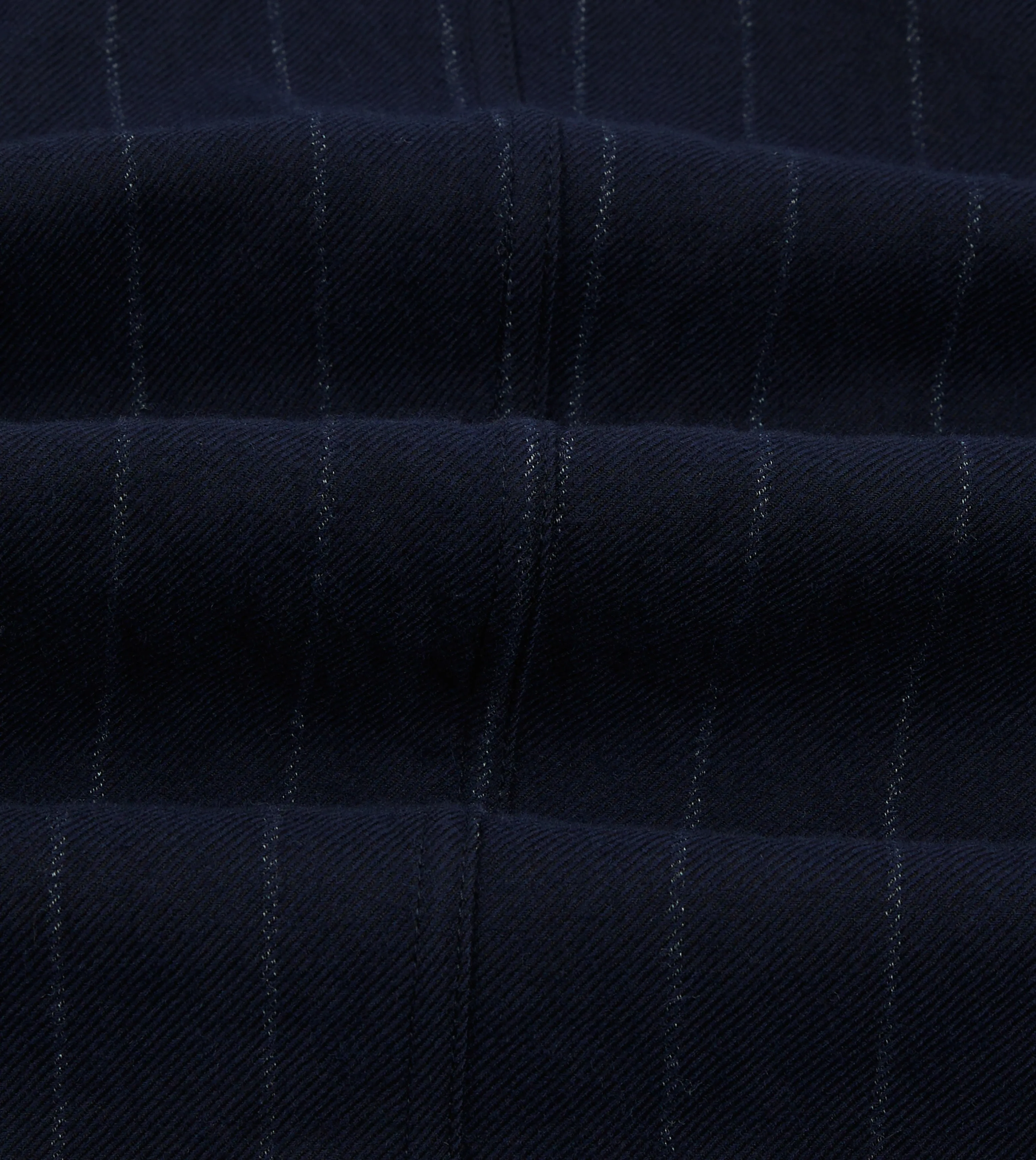 Navy Pin Stripe Wool-Cotton Games Blazer Mk. III